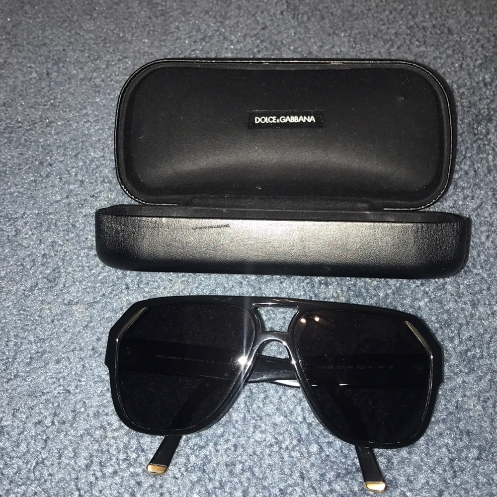 Used Dolce & Gabbana sunglasses with case.